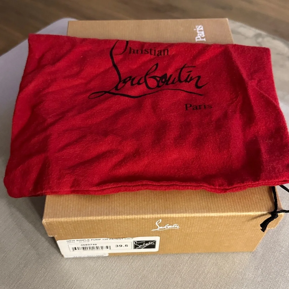 Christian Louboutin Black and Red Heels - Picture 6 of 6